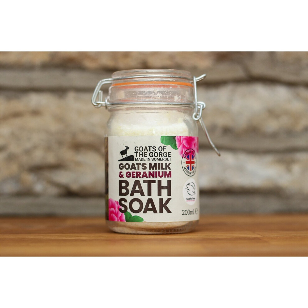 Geko Goats Milk Geranium Bath Soak