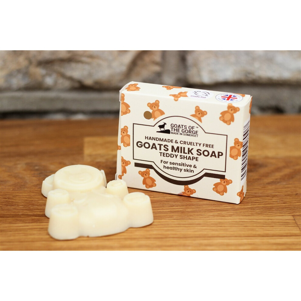 Geko Goats Milk Soap Teddy Shape