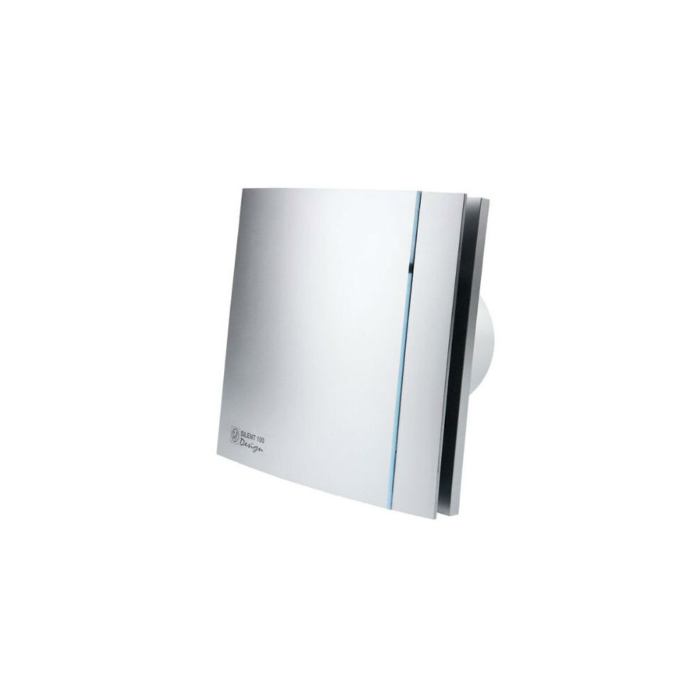 Envirovent Sildes100ss Silent 'Designer' Extractor Fan Silver Standard 8413893374967