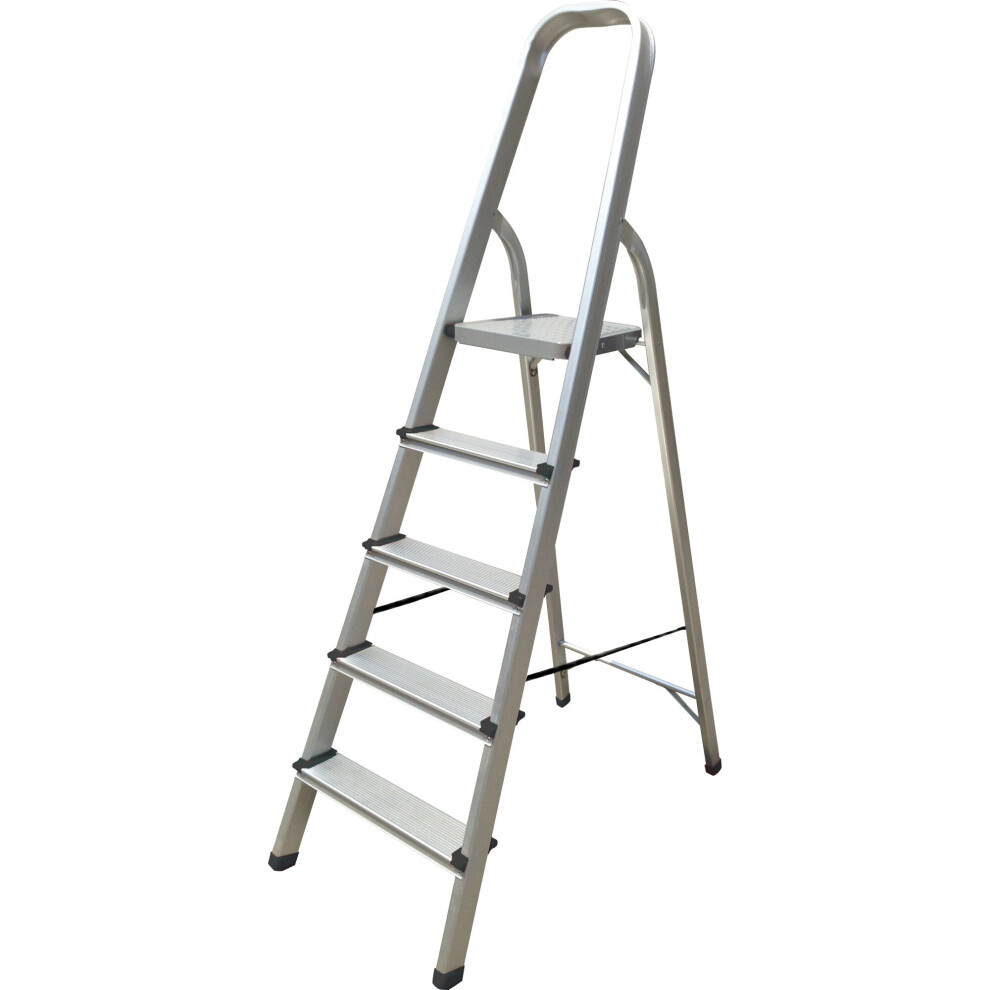 Hyfive Aluminium 5 Step Ladder Lightweight