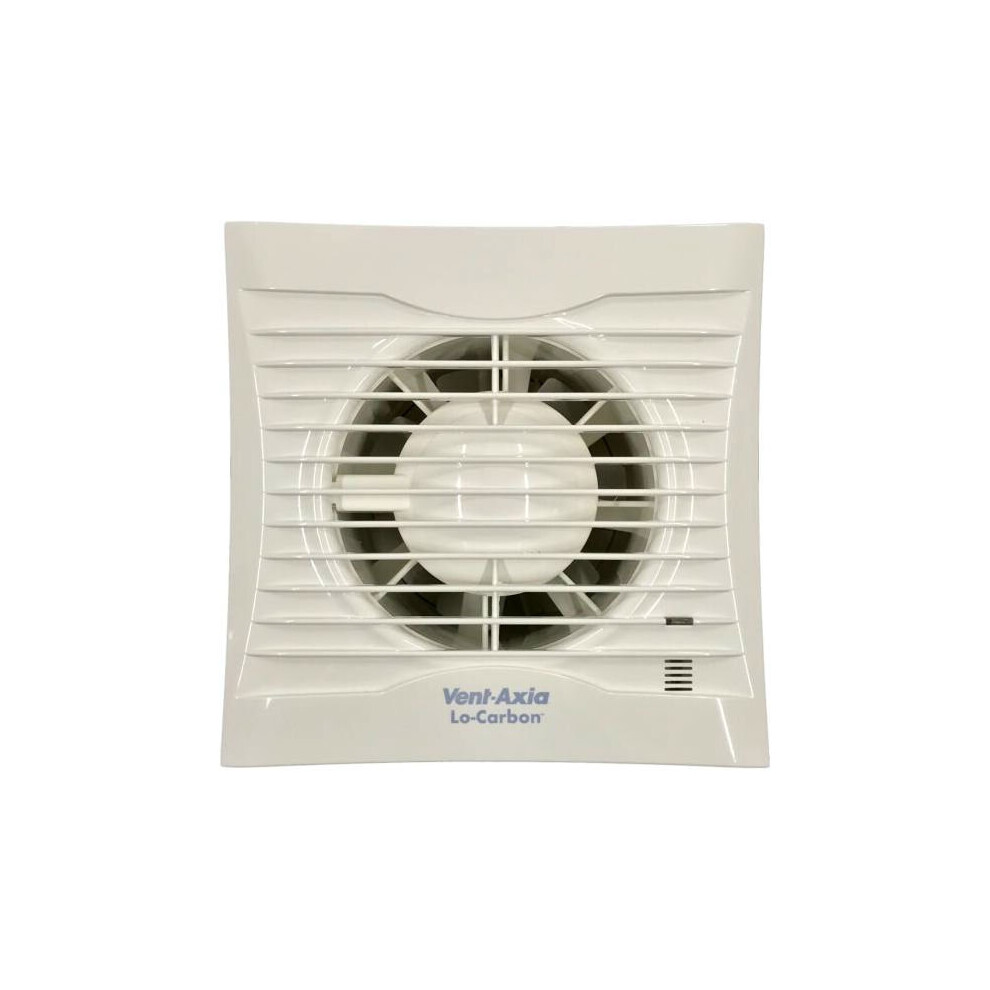 Vent Axia 441625A Silhouette 100T Lo-Carbon Axial Extractor Fan Timer 5015135493998