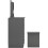 Nevada 4 Drawer Dressing Table Set 3D Effect Grey 2