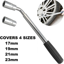 Extendable Wheel Brace Wrench Telescopic Car Socket Tyre Nut