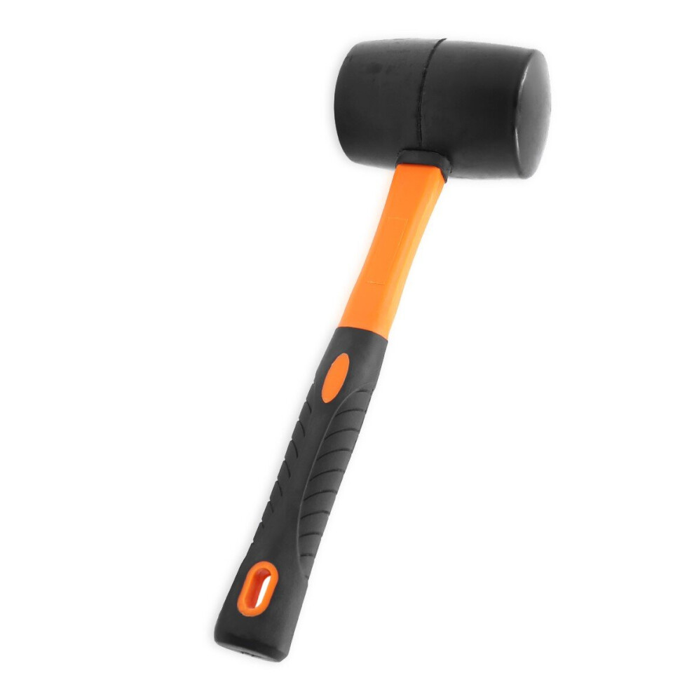 Milestone Camping 16000 32Oz Rubber Mallet / Sturdy Fibreglass Handle / Ideal For Putting Up Tents & Canopies 5025301160005