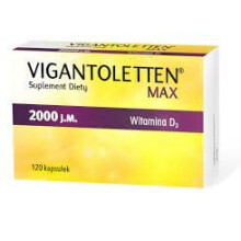 Vigantoletten Max, vitamin D3 2000 IU, 120 capsules, WITAMINA D3