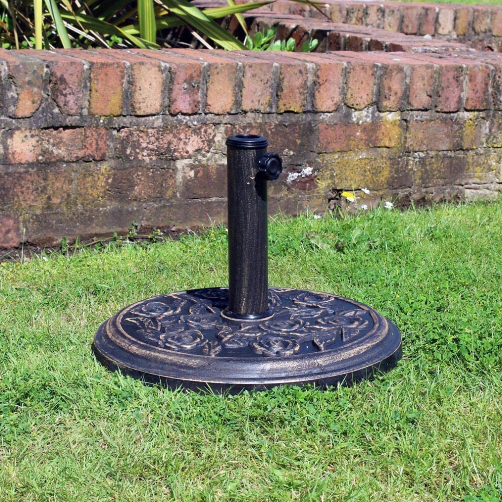 Kingfisher 9kg Cast Iron Effect Parasol Base