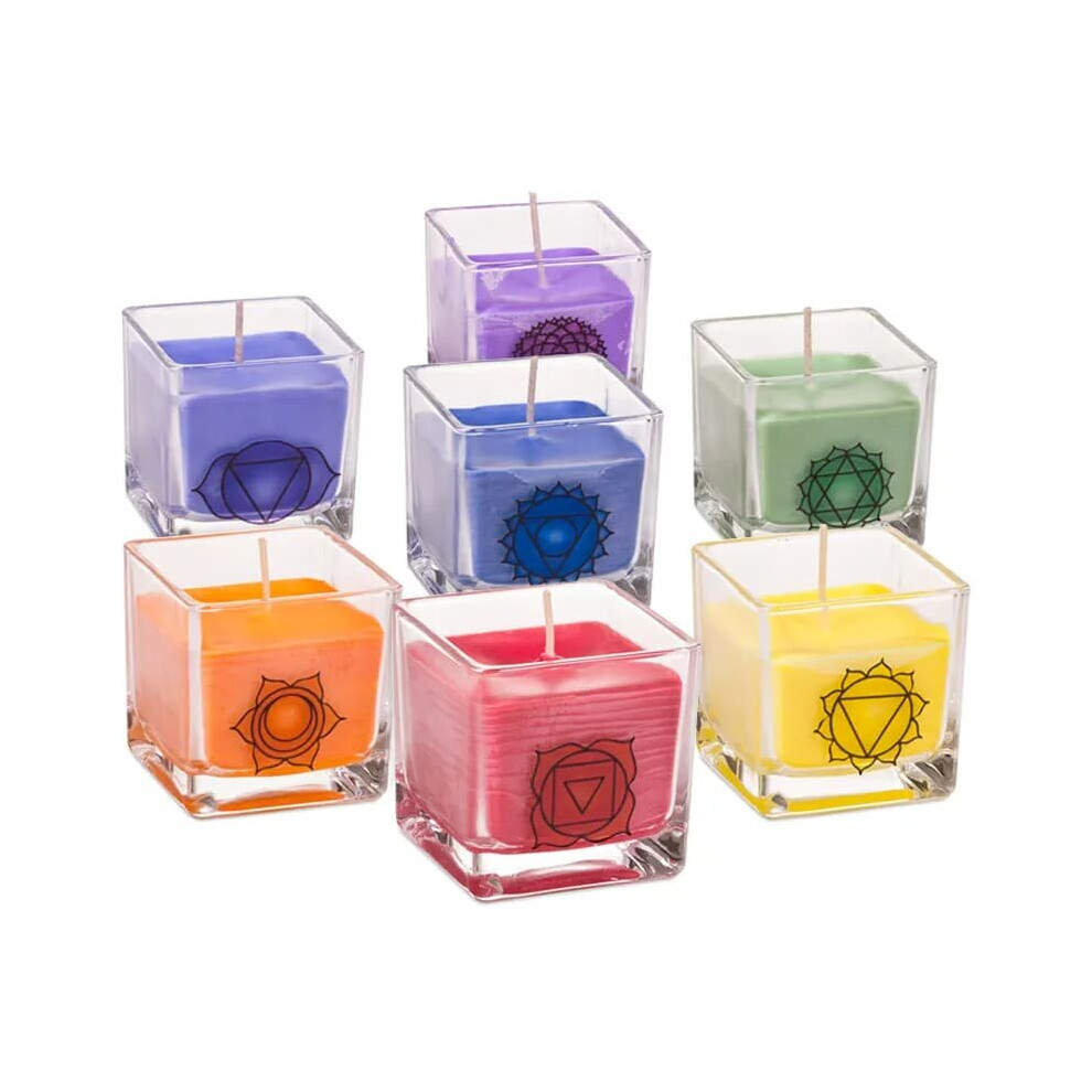 (Chakra 3) Chakra Eco Rapeseed Scented Candles-image-OPC-P9J77Y8-NEW