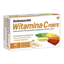 Rutinoscorbin Vitamin C Forte 500 mg, 30 capsules