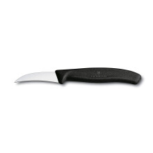 Couteau à légumes incurvé, longueur 60/162 mm - noir