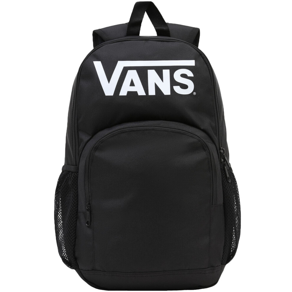 (One Size, Black/White) Vans Alumini Pack 5 Adjustable Travel School College Rucksack Backpack Bag