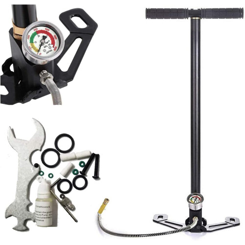 Hand Pumping Air Rifles Hand Pump 4500Psi High Pressure 3-Stage Air Gun Rifle Pump on OnBuy