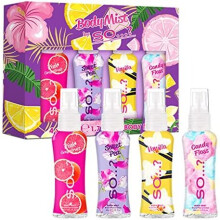 Body Mist By So…? Womens Mini Mist Body Spray Fragrance Gift Set 4x50ml