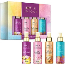 So…? Unique Womens Mini Mist Body Spray Fragrance Gift Set 4 x 50ml