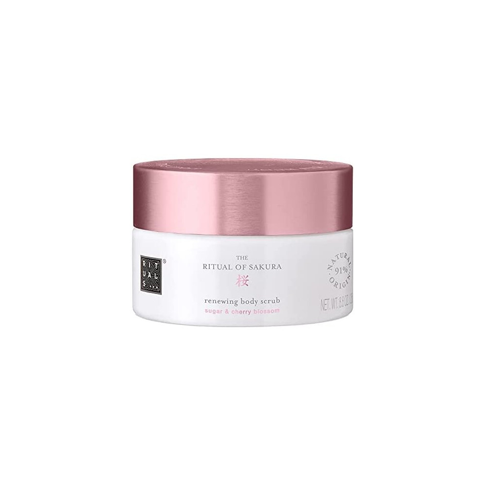 RITUALS Body Scrub from The Ritual of Sakura, 250 gr - With Rice Milk, Cherry Blossom, Cherry Particles & Tsubaki Oil - Skin Nourishing & Renewing