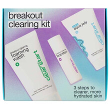 Dermalogica Clear Start Breakout Clearing Kit – Contains Acne Face Wash, Breakout Clearing Spot Treatment & Cooling Moisturizer