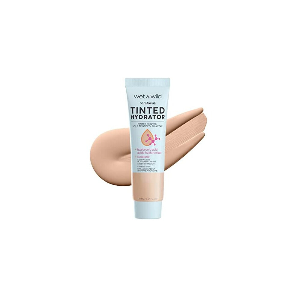 Wet N Wild Bare Focus Tinted Hydrator Tinted Skin Veil Hyaluronic Acid Light