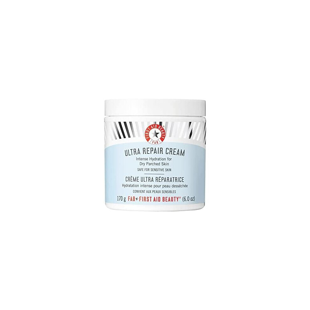 First Aid Beauty Ultra Repair Cream Intense Hydration Moisturiser For Face And Body - 6 Oz