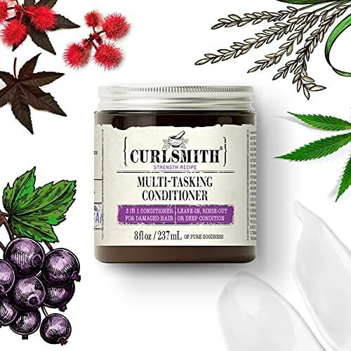 Curlsmith, Multifunktions-Pflegespülung, Für Geschädigtes Haar, 8 fl oz (237 ml) 1
