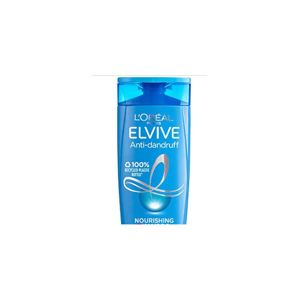 L'Oreal Elvive Shampoo 400 ml Anti Dandruff, White and Blue