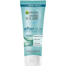 Garnier Ambre Solaire Travel After Sun Lotion, Soothing and Calming Aftersun Enriched With Aloe Vera, Handy Travel Size 100 ml