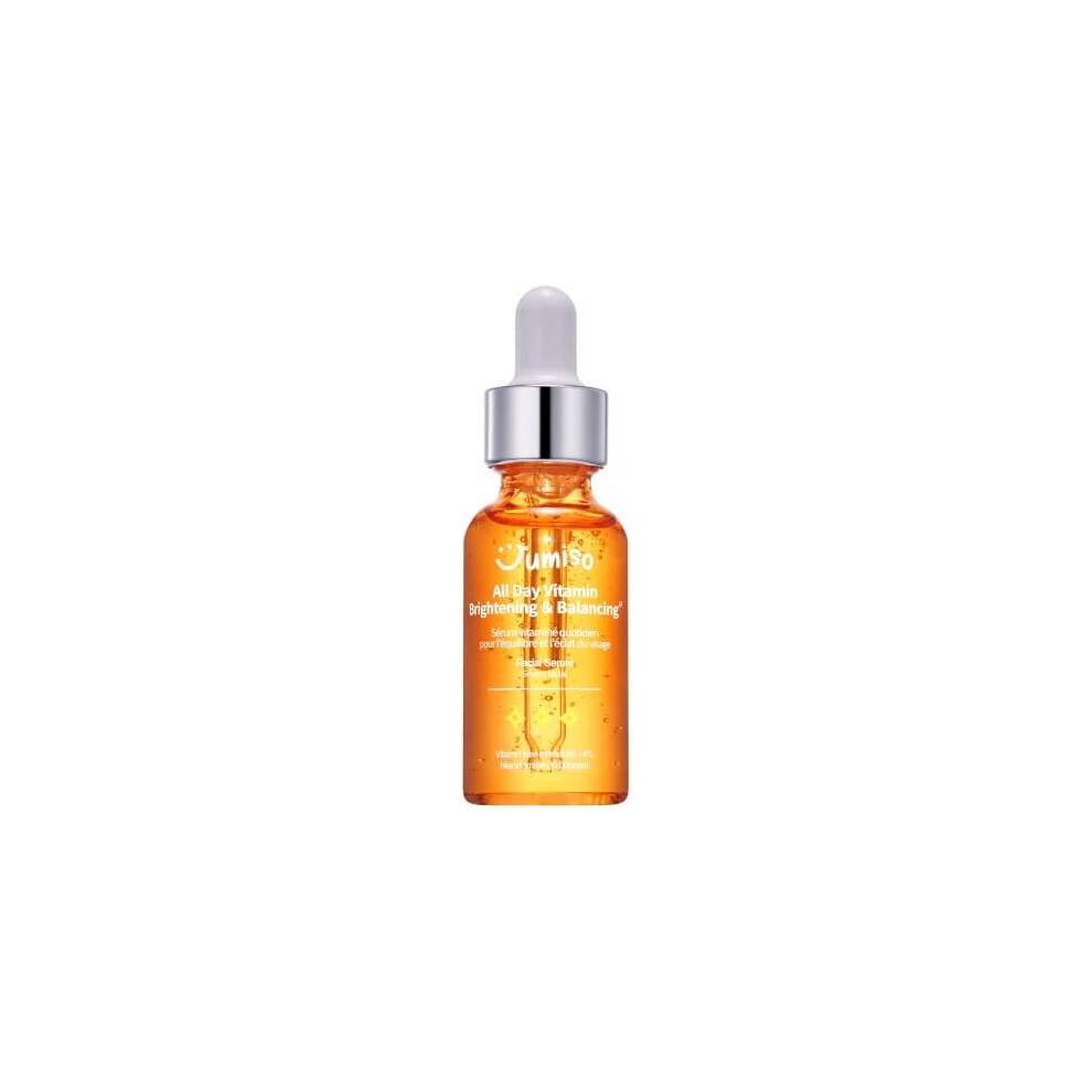 Jumiso Vitamin Serum & Hyaluronic Acid For Face All Day Brightening & Balancing Anti-Aging And Wrinkle Ingredients. Suitable For Derma Roller