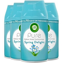 Air Wick Air Freshener Freshmatic Auto Spray Refill SPRING DELIGHT, Pack of 4, 250 ml x 4, Last Up to Total 280 Days