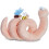 Aurora World AURORA, 61431, Superworm, Soft Toy, Peach - Plush Soft Toy 5