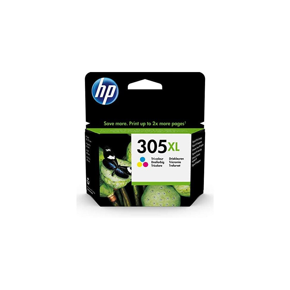 HP Three Colour Ink Cartridge 305XL Large Capacity Original