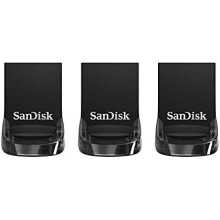 SanDisk Ultra Fit 32GB USB 3.1 Flash Drive up to 130MB/s read - Triple Pack
