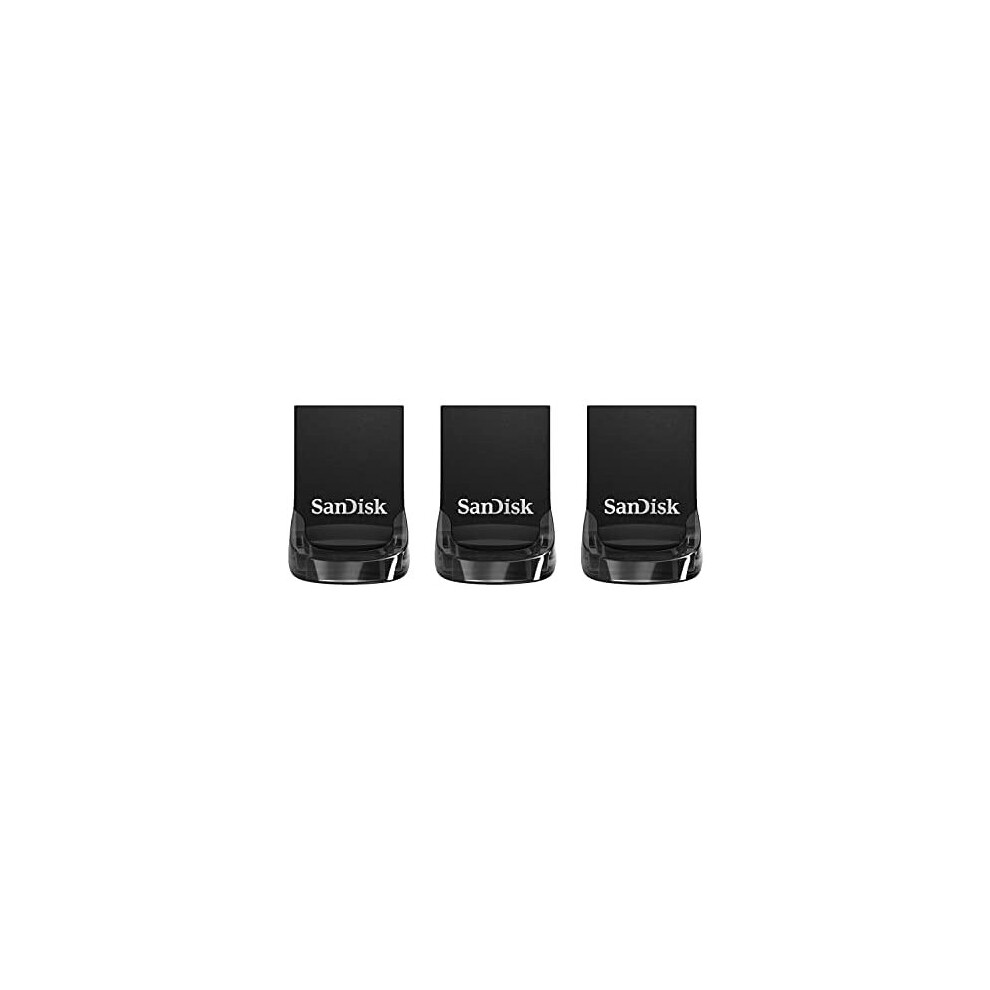 Sandisk Ultra Fit 32Gb Usb 3.1 Flash Drive Up To 130Mb/S Read - Triple Pack