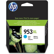 HP F6U16AE 953XL High Yield Original Ink Cartridge, Cyan, Single Pack