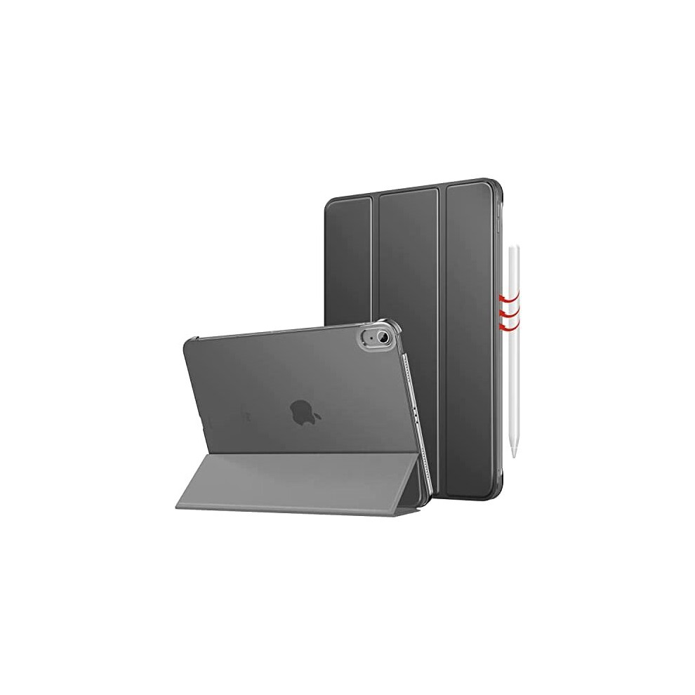 Moko Case For Ipad Air 5Th Generation 2022/ Ipad Air 4Th Generation 2020 10.9 Inch, Trifold Stand Cover With Hard Pc Back, Support Touch Id, Ipad 2Nd