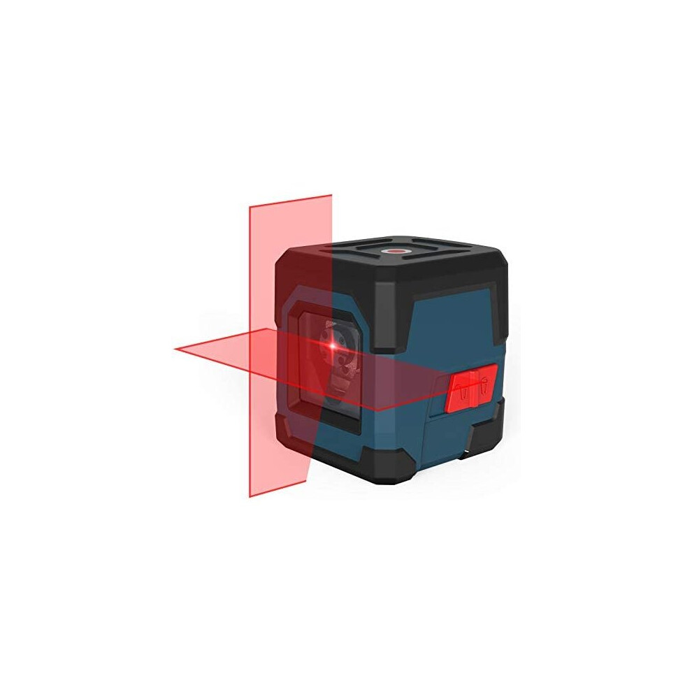 Laser Level,RockSeed Cross Laser Level Horizontal and Vertical Points Rotatable 360 Degree Self Levelling Laser Level with Manual/Self-Leveling Mode