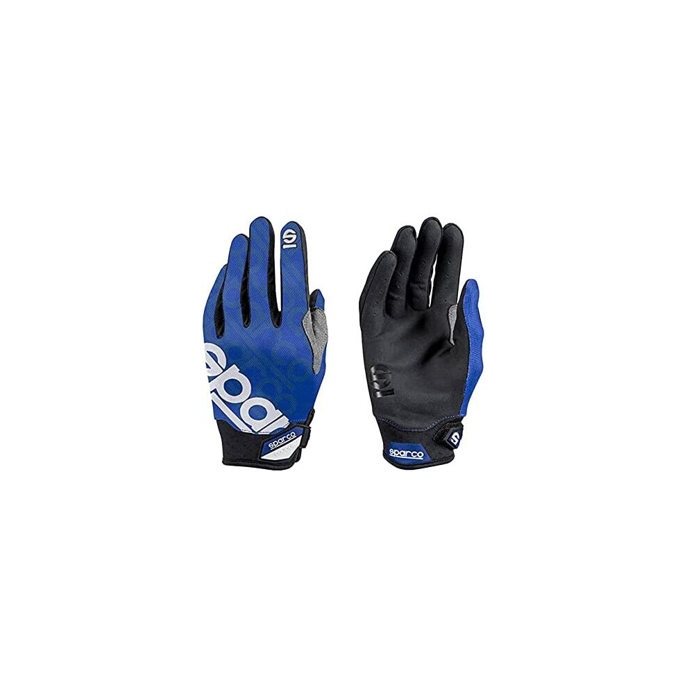 Sparco Meca 3 Gloves Size 10 (M) Blue 8033280209469