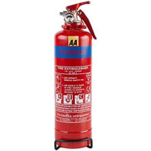 AA 1kg Fire Extinguisher AA6653 – Uses ABC Powder Small Fires – Lightweight Easy Use UK Made 5 Yr Warranty
