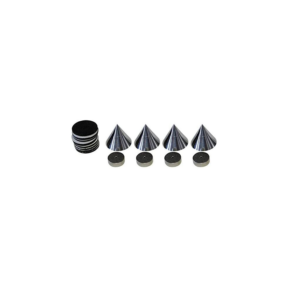 Dynavox Sub Watt Absorbers For Speakers Set Of 4 Chrome 4250019105555