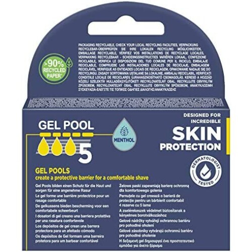 Wilkinson Sword Wilkinson Sword Hydro 5 Skin Protection Advanced - 4 Refiller för män 1