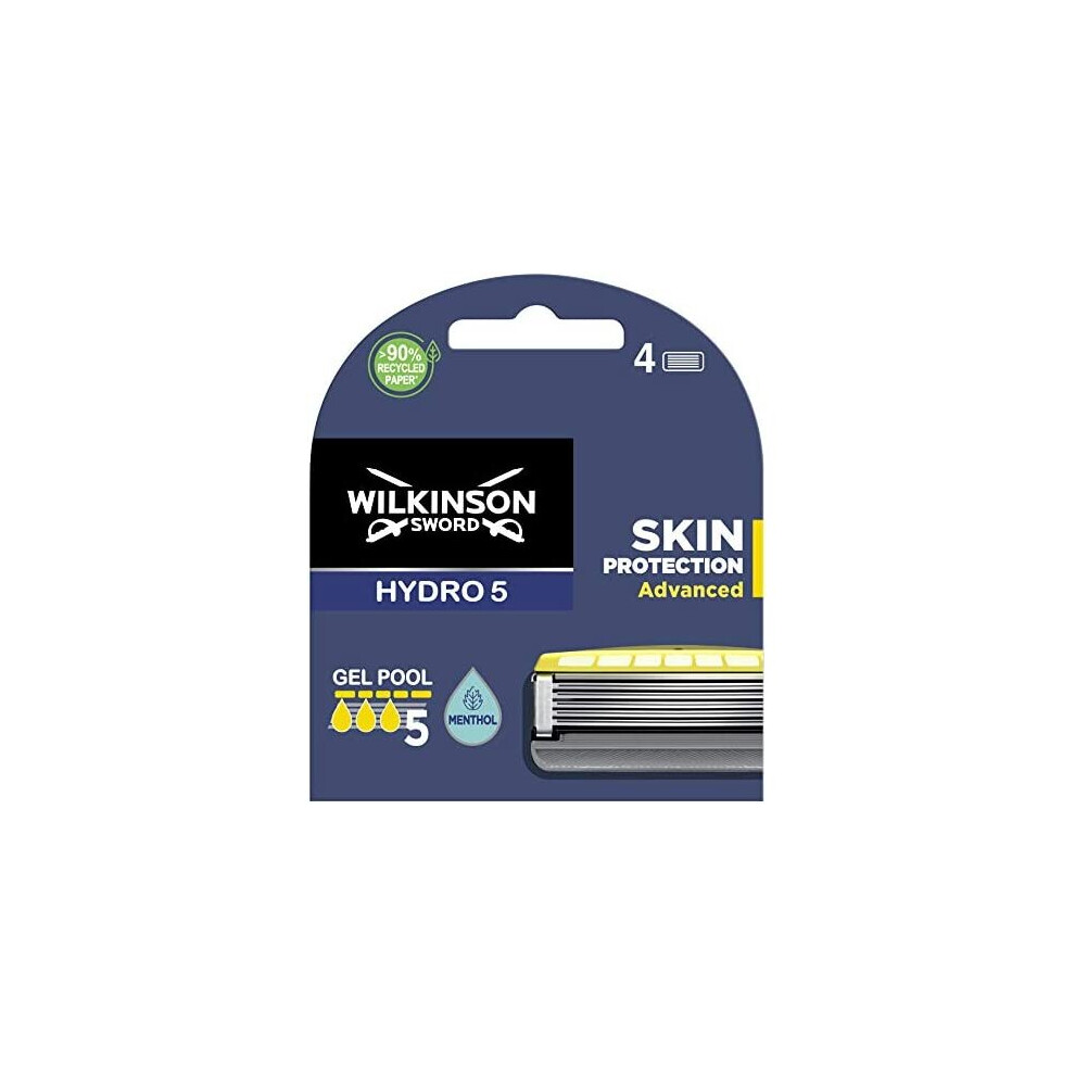 Wilkinson Sword Hydro 5 Skin Protection Advanced â 4 Refills for Men-image-OPC-P9JV8KV-NEW