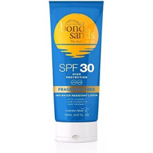 Bondi Sands Fragrance Free Sunscreen Lotion SPF 30 | Non-Greasy Broad-Spectrum Formula Moisturises, Soothes, and Protects Skin, Water Resistant Up To