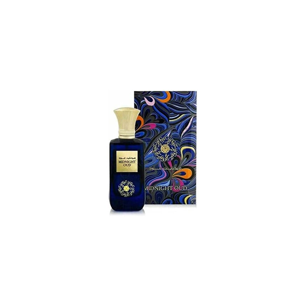 Midnight Oud by Ard Al Zaafaran Fragrance Bergamot EDP Spray Halal Perfume 100ml