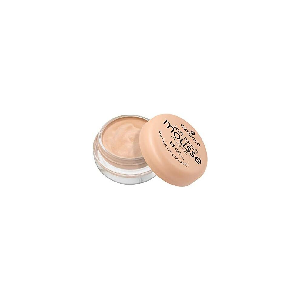 Essence Make Up Soft Touch Mousse Foundation Smooth Matte Finish Face 13 matt porcelain