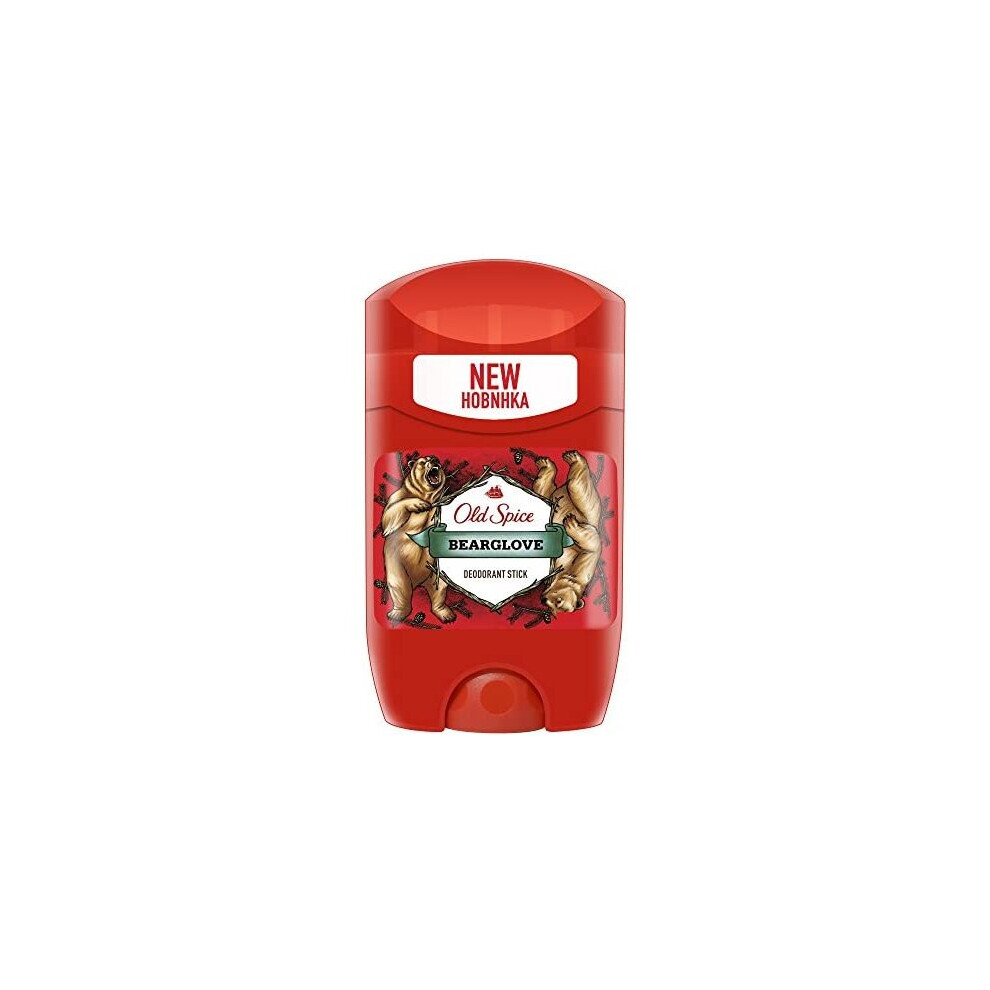 Old Spice Bearglove Deodorant Stick, Pack of 1 (1 x 50 ml)