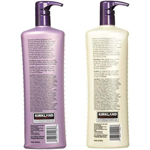 Kirkland Signature Salon Formula Moisture Shampoo 33,8 Oz & Conditioner 33,8 Oz 1