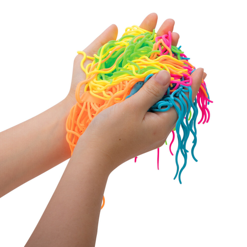 Photos - Educational Toy Schylling Ramen Noodlies - 5 Flourescent Stretchy Noodle Elastic Fidget Toys , Stress Relief Sensory Toys , Special Needs To
