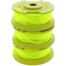 Ryobi One PLUS+ AC80RL3 OEM .080” Twisted Line and Spool Replacement for Ryobi 18v, 24v, and 40v Cordless Trimmers (3 Pack)