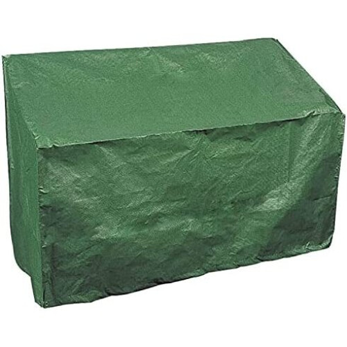 GREEN HAVEN 3 Seater Bench Seat Cover with Corner Eyelets & Securing Ropes Heavy Duty Garden