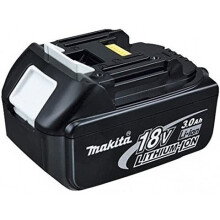 Makita BL1830 Rechargeable Battery - Rechargeable Batteries (Lithium-Ion (Li-Ion), Black)