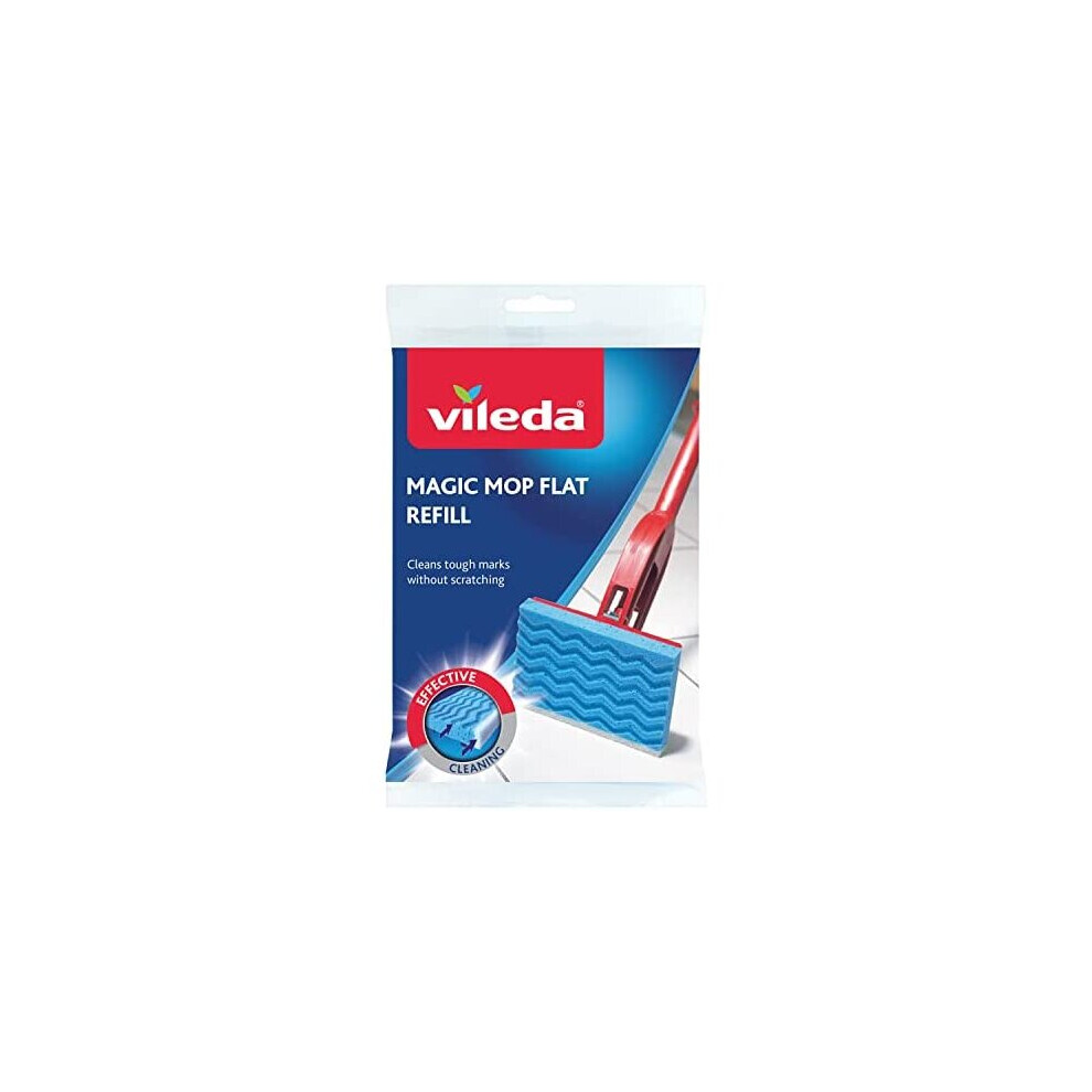 Vileda Magic Mop Flat Head Refill - Pack of 2