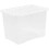 Wham WHAM 3-Pack Crystal Clear Storage Boxes with Lids, 80L Each 1