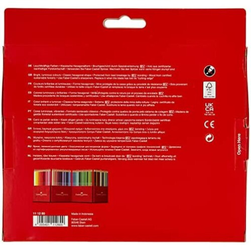 Faber-Castell Faber-Castell Colour Pencils (Pack of 60) 1